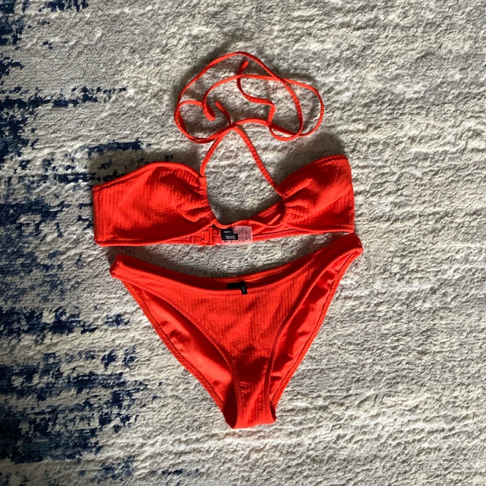 Triangl Swimwear Aster Candy Rib Bikini Set